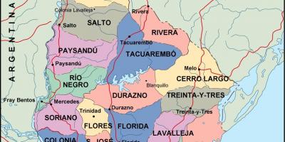 Térkép maldonado Uruguay