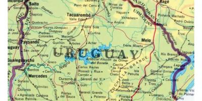 Térkép Uruguay